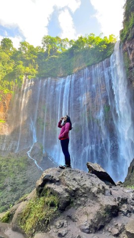 Visit Tumpak Sewu Waterfall Join In Trip from Malang City in Batu, East Java, Indonesia