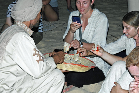 Es Sabria: Pernoite em um acampamento no deserto com jantar e fabricação de pães