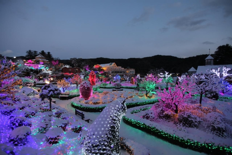 Desde Seúl: Valle del Arte de Pocheon, Isla de las Hierbas y Recogida de FrutasExcursión Compartida de la Fresa, Encuentro en Hongik Uni (Hongdae)