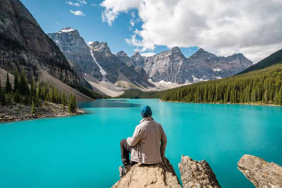 Abholung in Lake Louise: Lake Louise & Moraine Lake – Halbtagestour. Foto: GetYourGuide
