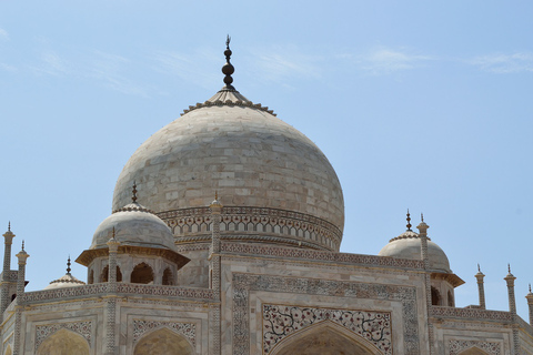 Desde Delhi : Excursión guiada de un día al Taj Mahal y al Fuerte de AgraExcursión sólo con coche y guía