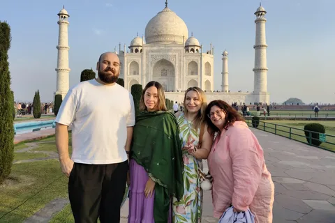 Escursione privata di un giorno al Taj Mahal in treno superveloce