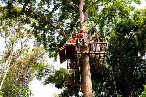 Phuket: Tirolina Volando más Alto que un Halcón con Opción ATVZipline 18 Plataforma y paseo en quad