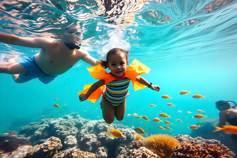 Hurghada: Snorkeltour langs dolfijnen en koraalriffen met lunchSnorkelen &amp; lunch met dolfijnen - exclusief btw