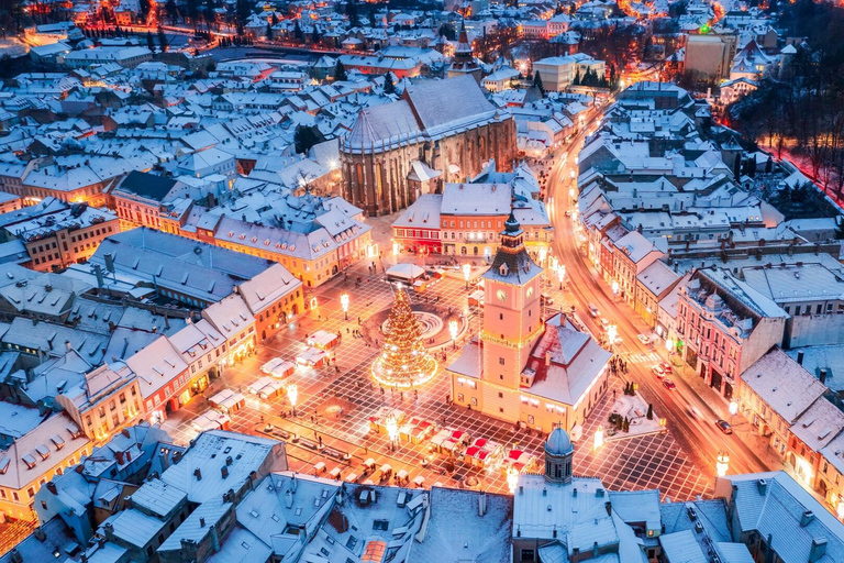 Bucarest: Tour del Castello di Dracula e del Mercatino di Natale di Brasov