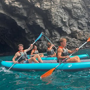 Los Cristianos: Kajak- & Schnorcheltour mit Delfinen und Schildkröten