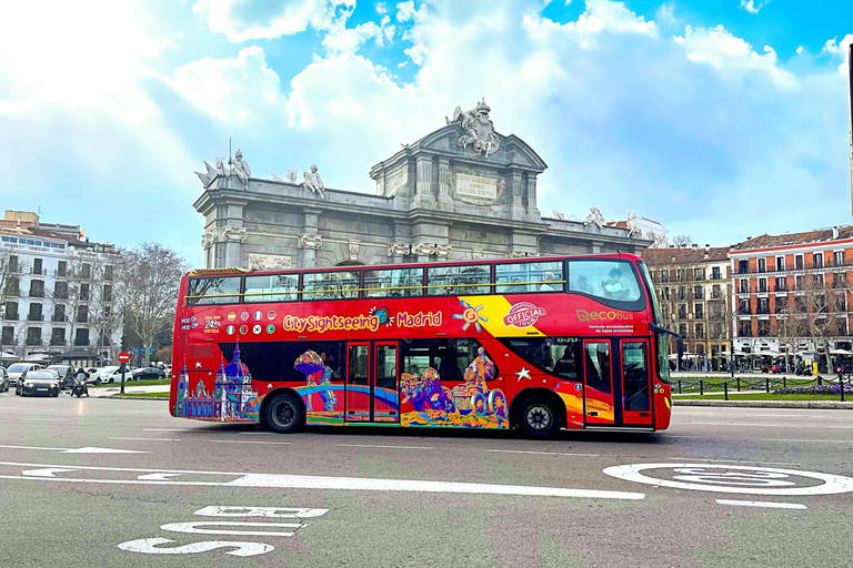 Madrid: City Sightseeing Hop-On Hop-Off Bus Tour and Extras48-Hour Hop-On Hop-Off Bus Tour and 2 Guided Walking Tours