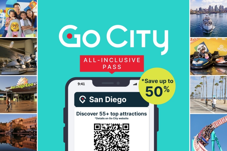 San Diego: Go City All-Inclusive Pass mit 55 Attraktionen3-Tages-Pass