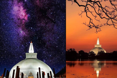 Golden Hour at Mihintale & Illuminated Anuradhapura Night