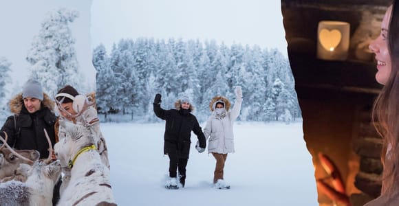 Levi: Arctic Reindeer Farm & Wilderness Snowshoeing