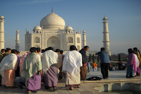 Delhi: Najlepszy przewodnik ze zwiedzaniem Delhi i Taj MahalWycieczka Z 3-gwiazdkowym hotelem, lunchem, samochodem z klimatyzacją i lokalnym przewodnikiem turystycznym