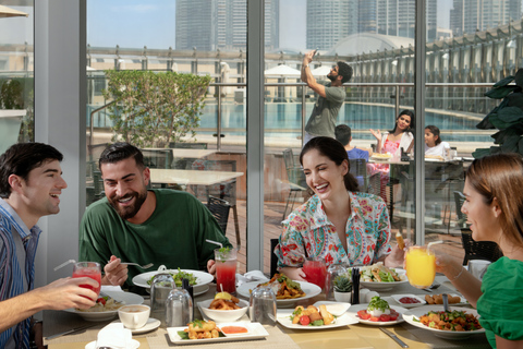 Burj Khalifa 124 & Lunch or Dinner at Rooftop, The Burj Club Burj Khalifa 124 & Lunch or Dinner at the Burj Club Rooftop