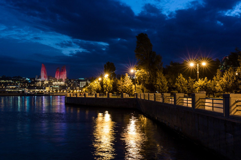 Baku Night Tour: From Upland Park To Heydar Aliyev Center