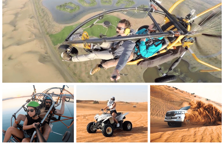 L&#039;aventure vous attend : Parachute ascensionnel, Safari, Quad et plus encore !Paratrike Air Tour