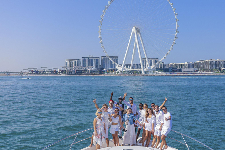 Dubaï : Croisière de luxe sur le port de plaisance et safari dans le désert des dunes rougesDécouverte exclusive du désert et croisière de 2 heures avec brunch au coucher du 