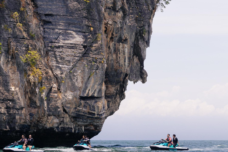 Pacchetto oro Mangrove Jet Ski Tour Video gratuito con droneOpzione moto d&#039;acqua a doppio pilota