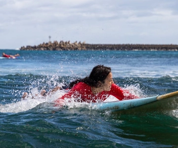 Spiaggia di Kalapaki: Lezione di surf con i Kauai Beach Boys