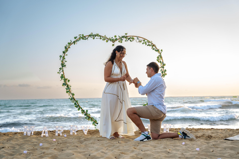 Proposal Photoshoot with Professional Photographer in Malta Proposal with Setup