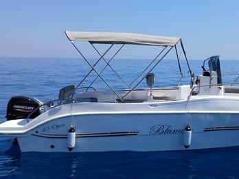 Boat rental without license in Letojanni (Half day 4h)
