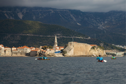 Budva: Winter Sea Kayak Tour to Caves & St Nicholas Island