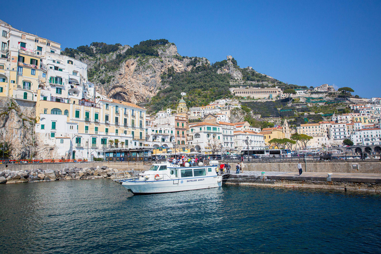 From NAPLES: Amalfi Coast Boat of Amalfi and Positano