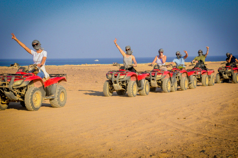 Bahía de Makadi: ATV, Vista al Mar, Camello, Observación de las Estrellas, Cena y EspectáculoEl Gouna, Bahía de Soma, Safaga: Quad Mar, Desierto y Camello