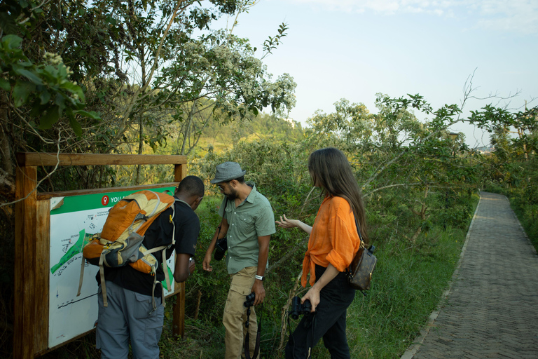 Experiência de observação de pássaros no Kigali Eco Park