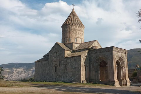 From Yerevan: Tatev Monastery, Khndzoresk, & Areni Tour Tatev Monastery, Khndzoresk & Shaki Waterfall Tour