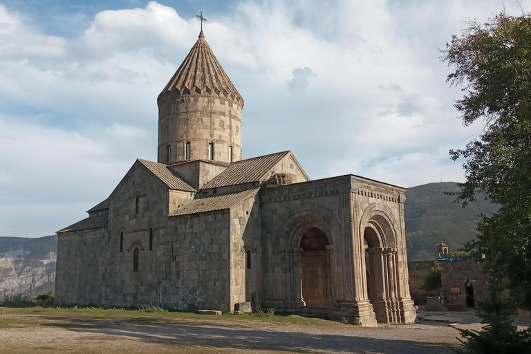 From Yerevan: Tatev Monastery, Khndzoresk, & Areni Tour Tatev Monastery, Khndzoresk & Shaki Waterfall Tour