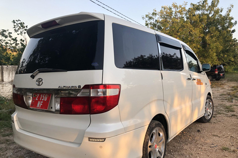 Zanzibar Taxi: Transfer with van From any hotel to airport Zanzibar: Private Airport Transfer/standard van/hotels/WIFI