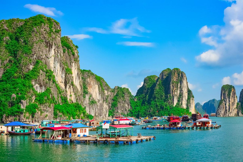 From Hanoi: Ha Long Bay 1 Day Tour With A Luxury Cruise Private Tour Guide & Shared Car Transfer & Shared Cruise