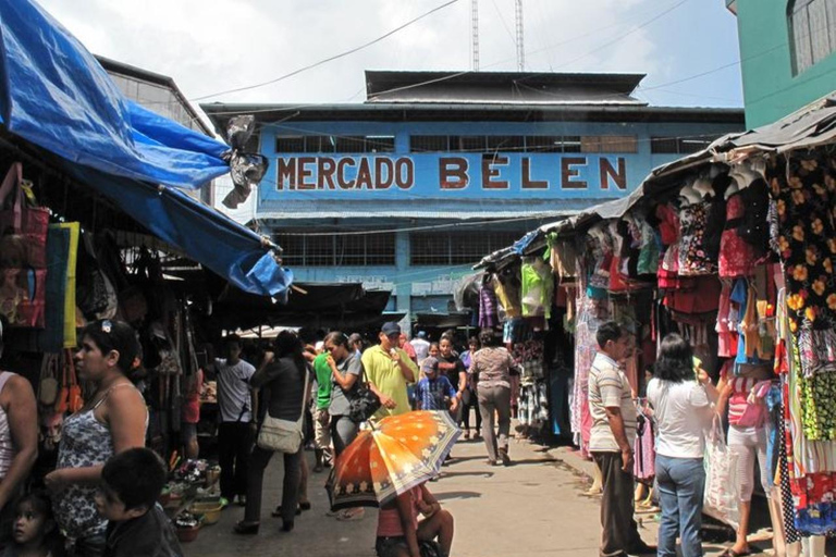 Partenza da Iquitos: Tour della città-Visita al mercato di Belen