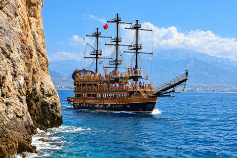 Alanya: Pirate Boat Trip with Lunch & Free Soft Drinks Soft Drinks, Lunch & Transfer