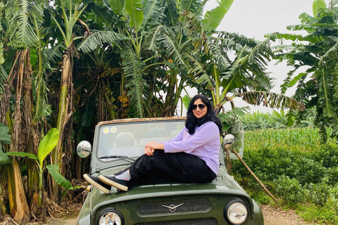 Hanoi Jeep Safari Tour: Red River Island Adventure | 2 Hours