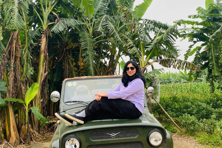 Hanoi Jeep Safari Tour: Red River Island Adventure | 2 Hours