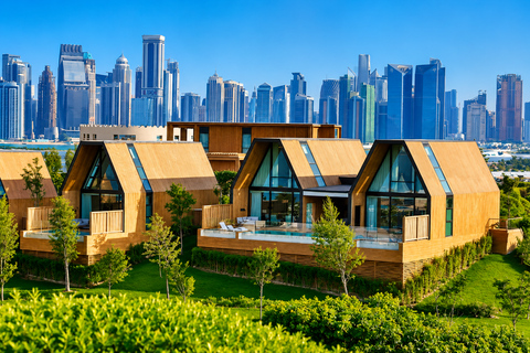 Doha: Katara Hills Park Walking Tour with Hotel Transfers