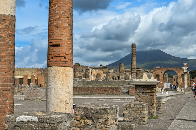 Naples: Pompeii Group Tour with Wine Tasting & Light Lunch Semi-Private Group up to 8 people