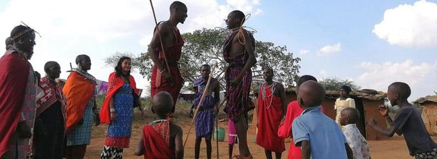 Expérience du village Masai (excursion d'une journée)
