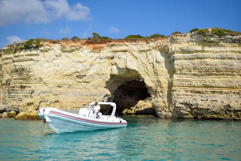 Otranto: 2-godzinna wycieczka gumową łodzią na północne wybrzeże