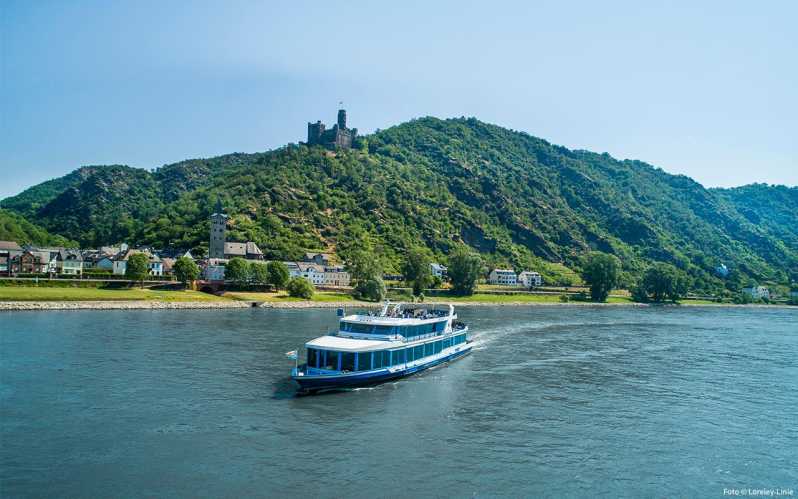 限定品特価■ ドイツ 観光船 電車 ライン川 風景写真 ★ 額縁付 Ａ３ノビ 自然、風景