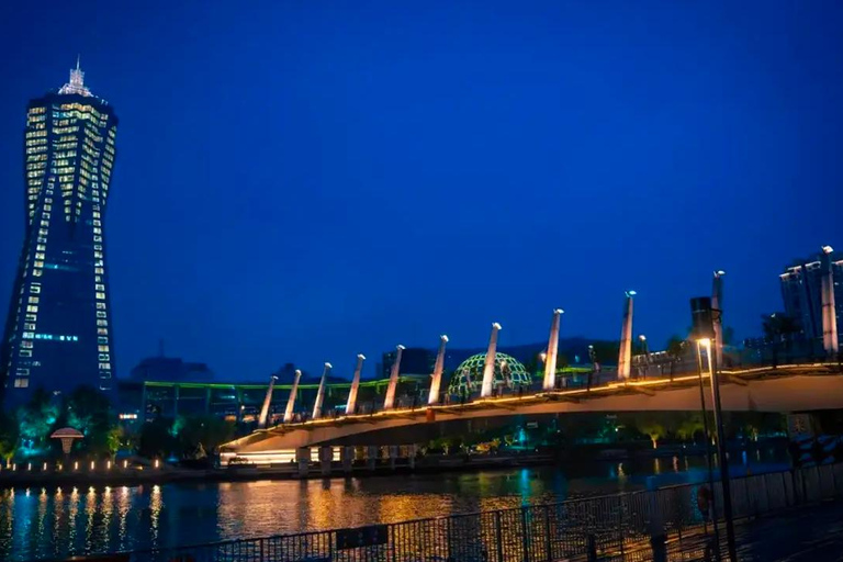 Hangzhou: Grand Canal Water Bus and Night Cruise Night Cruise Round-Trip Ticket