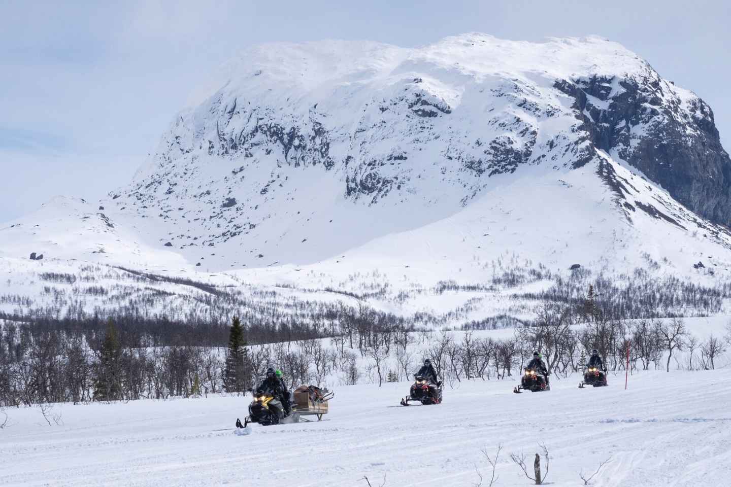 Snowmobile Safari in the mountains of Helgeland!