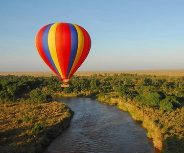 Maasai Mara: Safari em balão de ar quente com pequeno-almoço