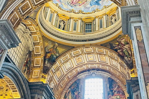 Vatican: St peters Dome Entry Ticket Papal Tombs, Audio Tour Vatican: St peters Dome Entry Ticket(With Elevetor)
