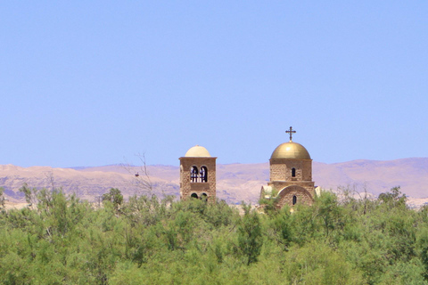 From Dead sea /Swemeh : Mount Nebo, Madaba and Baptism Site Transportation, Entry Tickets