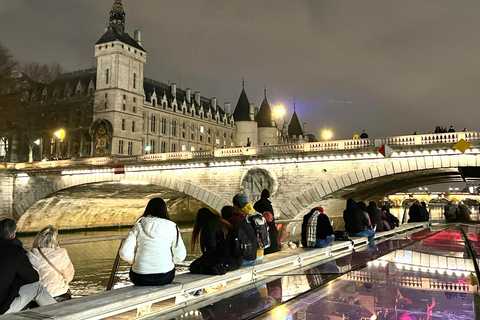 París: Crucero Nocturno por el Sena con Degustación de GofresParís: crucero nocturno por el Sena y degustación de gofres