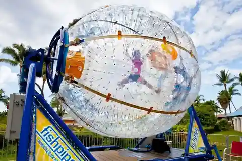 Pigeon Forge: Fishpipe Stationary Zorbing Ride