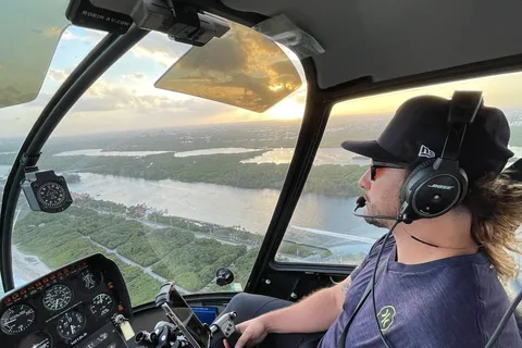 Helikopter: Everglades, hårdrocksgitarr och stränder
