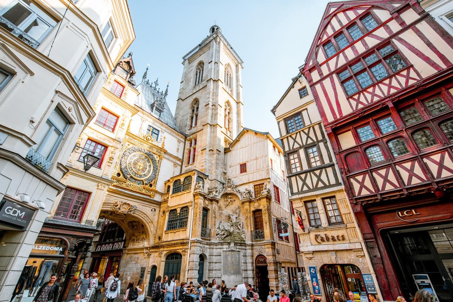 Rouen: Rundgang zur gotischen Kathedrale und zu Jeanne d'Arc