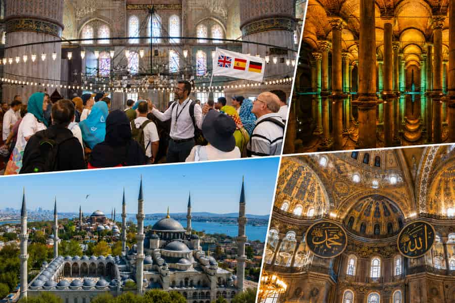 Hagia Sophia & Blaue Moschee + optionale Basilika-Zisterne. Foto: GetYourGuide